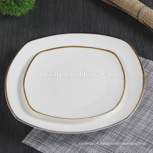 GGK restaurant ceramic dinner plate